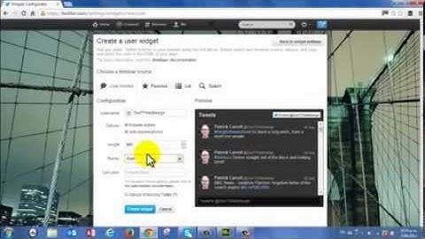 Adobe Muse - How to embed a live Twitter Feed into a Muse Website Part 1