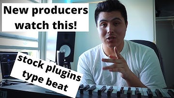 Making a Beat with Stock Plugins (This beat is extra FIRE)