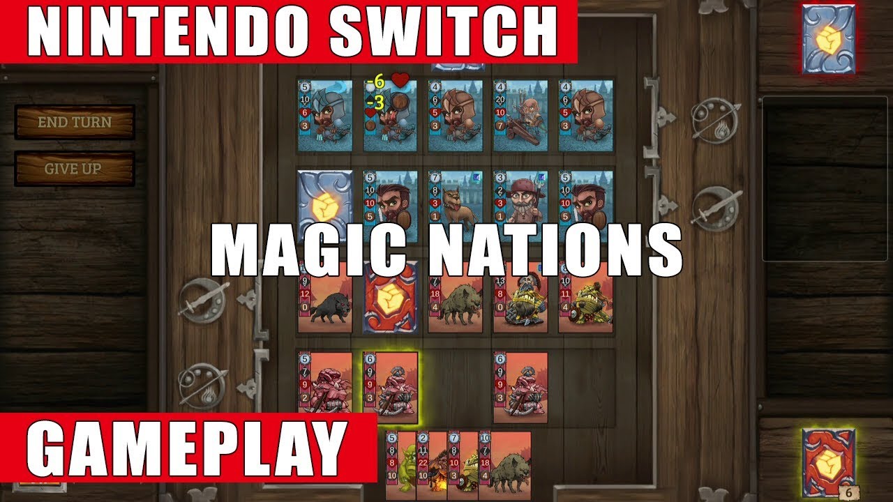 stavelse Springboard binde Magic Nations Nintendo Switch Gameplay - YouTube