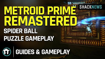 Metroid Prime Remastered - Spider Ball Puzzle Gameplay