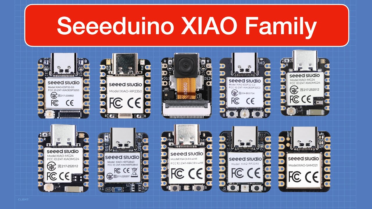 Семейство Seeeduino XIAO — все платы Seeeduino XIAO