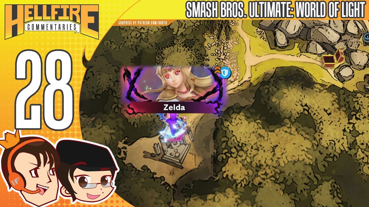 Super Smash Bros Ultimate The World of Light playthrough [Part 28 The Sword of Evil's Bane