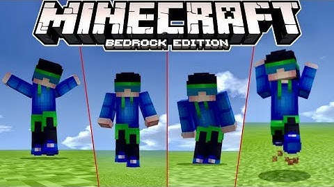Detailed Player Animations For Minecraft PE 1.14.3+ (MO’ BENDS)