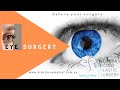 Before your surgery - Eye surgery - Dr Anthony Maloof Sydney Australia