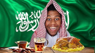 Eating Saudi Arabia food for the fist time-Hijazi corner