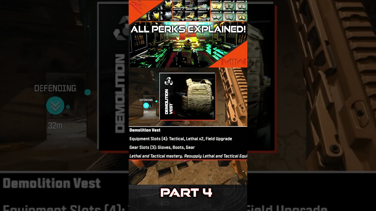 ALL MW3 Vests! Pt.4 New Modern Warfare 3 Perks System 
