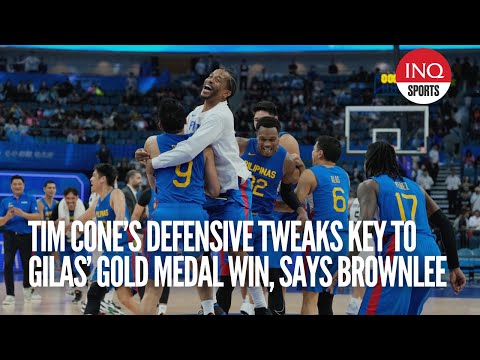 Tim Cone’s defensive tweaks key to Gilas’ gold medal win, says Brownlee