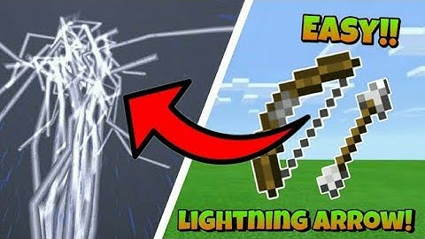 Minecraft Tutorial; How to make a Lightning Arrow In Minecraft