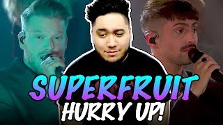 Superfruit - Hurry Up! (The Late Late Show with James Corden) REACTION!!! Superfruit - Hurry Up! (The Late Late Show with James Corden) REACTION!!!