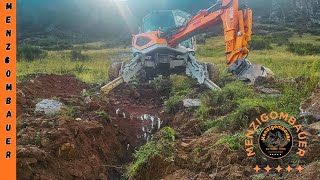 Menzi Muck  200 mm Steigung! Die Bedienung eines Menzi Muck ist nicht jedermanns Sache.