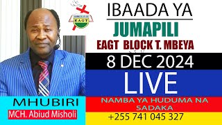 LIVE IBADA YA JUMAPILI TAR 8 DEC 2024 KWA MCH ABIUD