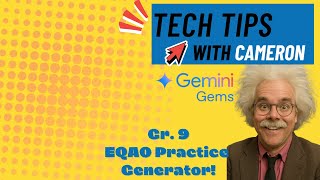 Famous TechTips with Cameron: Gr. 9 EQAO Practice Generator Wealth