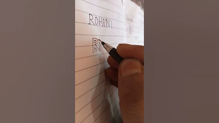 trendingshort sign rohini #magic #signature #viral #youtubeshort #calligraphy #trending #shorts #art
