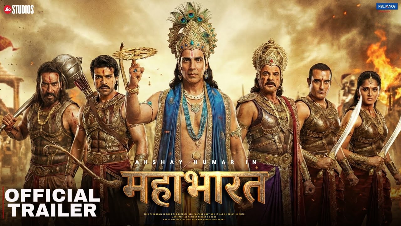Mahabharat - Official Trailer | Akshay Kumar | Ajay Devgn | Ram Charan | Akshaye Khanna | Fan Made 