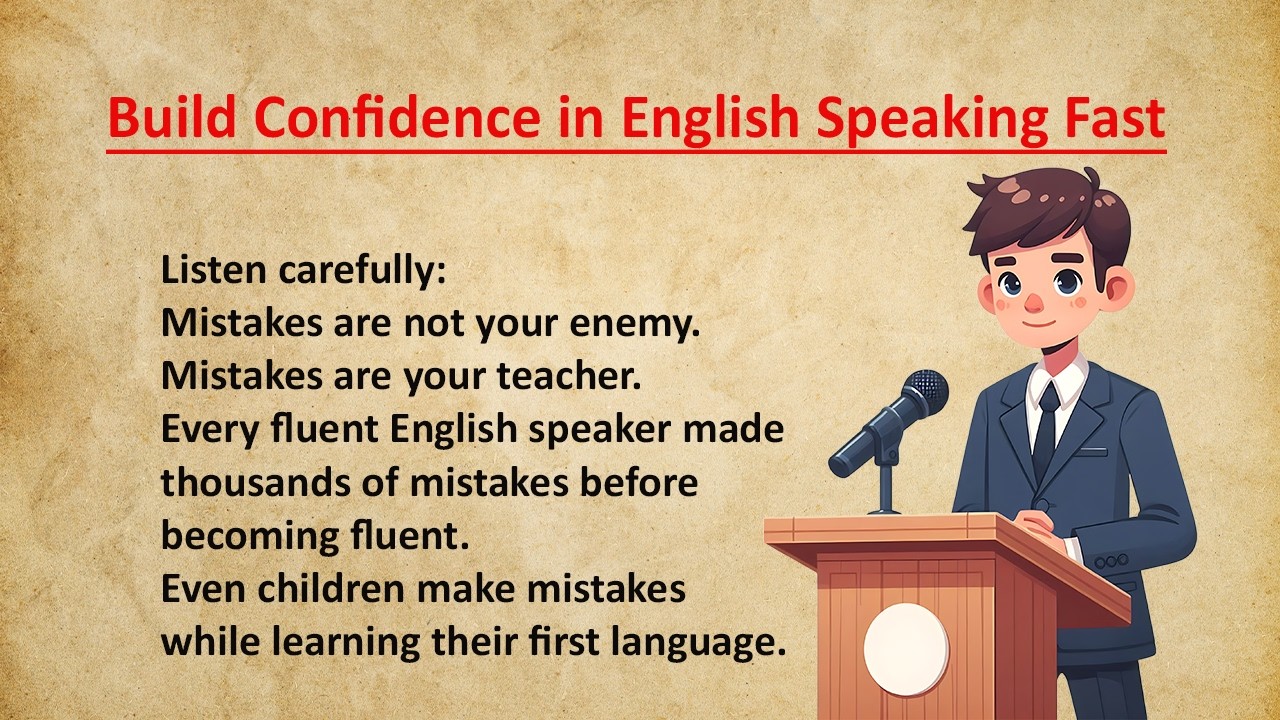 How to Build Confidence in English Speaking Fast | Speak English ...