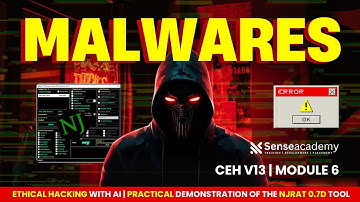 CEH v13 Module 6 | Malware Attack Explained! NJRat Practical Demo & Types of Malware