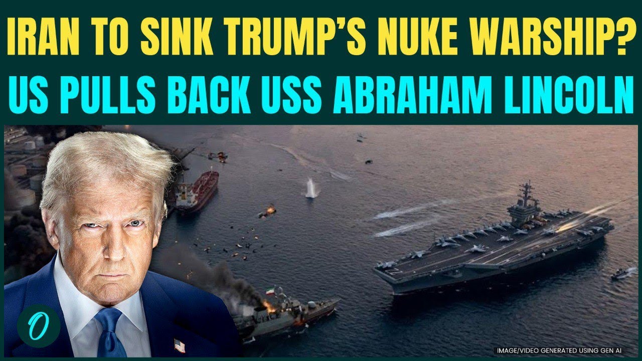 Iranian Missiles BOMB USS Abraham Lincoln? Trump’s Warship FLEES in Panic | Iran to SINK US Warship?
