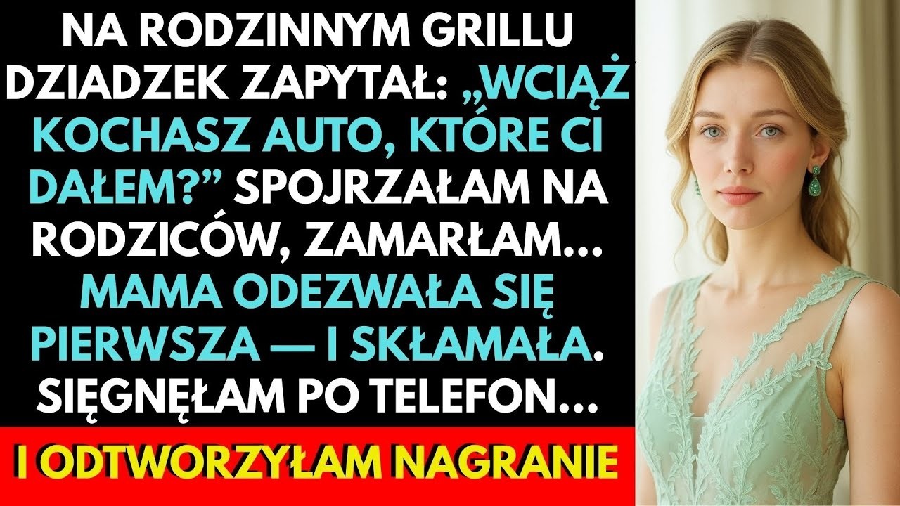 Rodzice przekonali dziadka, że nie jestem gotowa na samochód, który mi podarował. Przez rok udawałam przed nim, że go nie mam, bo wstydziłam się przyznać, że zabrali mi go, zanim zdążyłam wsiąść...