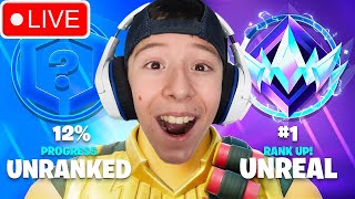 LIVE! - UNRANKED TO UNREAL SPEEDRUN! (Season 3)