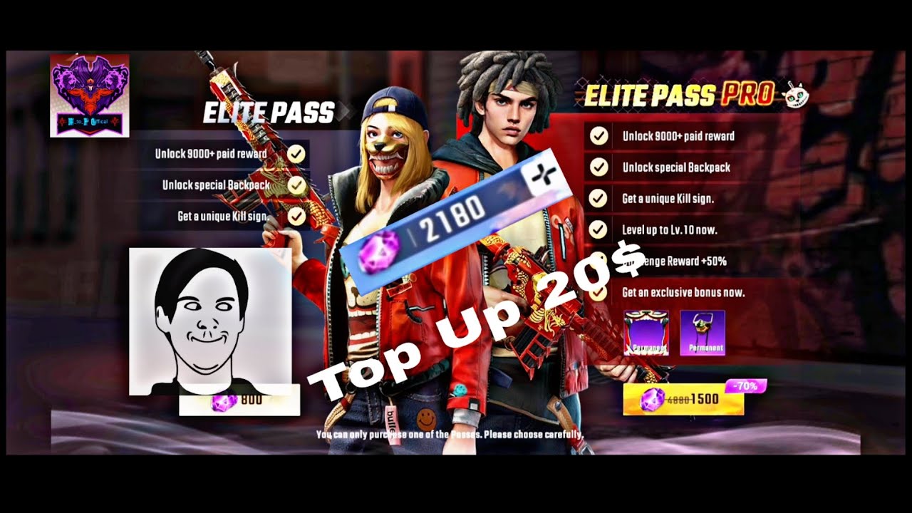 Top Up 20$ For Elite Pass//Elite Strike KH//NtoP Gaming