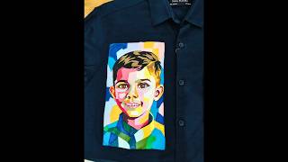 Abstract potrait painting 🥰🧿#viralshorts#abstractart#potrait #artwork#paintings#facepainting#growth