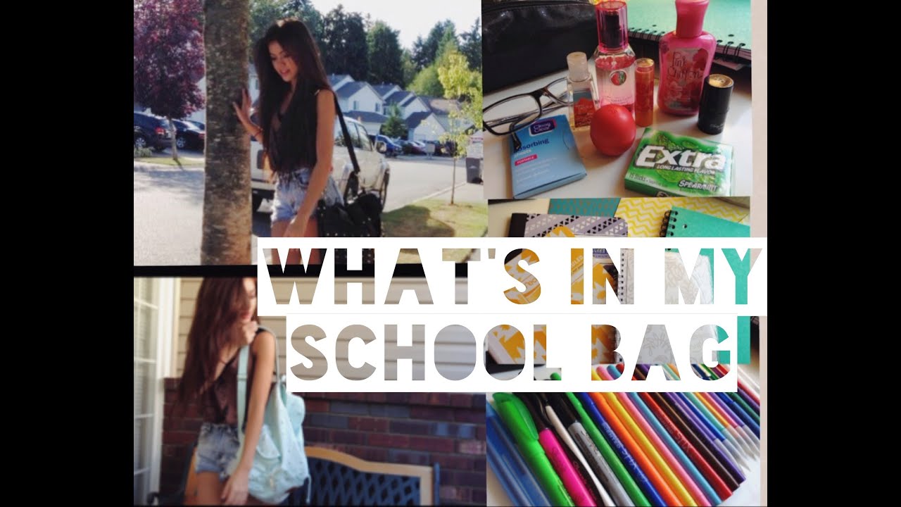 What's In My School Bag?