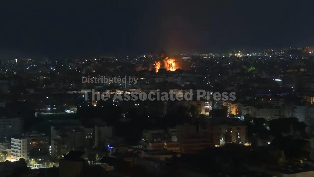 Huge blasts in Beirut as IDF says it was targeting Hezbollah command centres