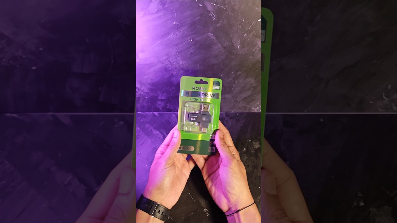 UNBOXING ROBOT ROC164 FLASH DRIVE OTG TYPE C