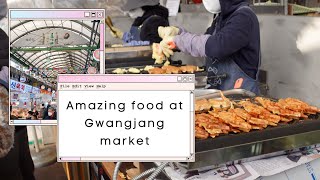 Gwangjang food market | Seoul vlog by ANDILULU 231 views 1 year ago 6 minutes, 35 seconds