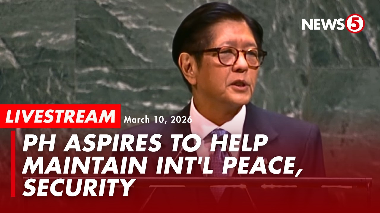 LIVE | Pres. Bongbong Marcos speaks at the UNGA special plenary meeting (March 10, 2026)