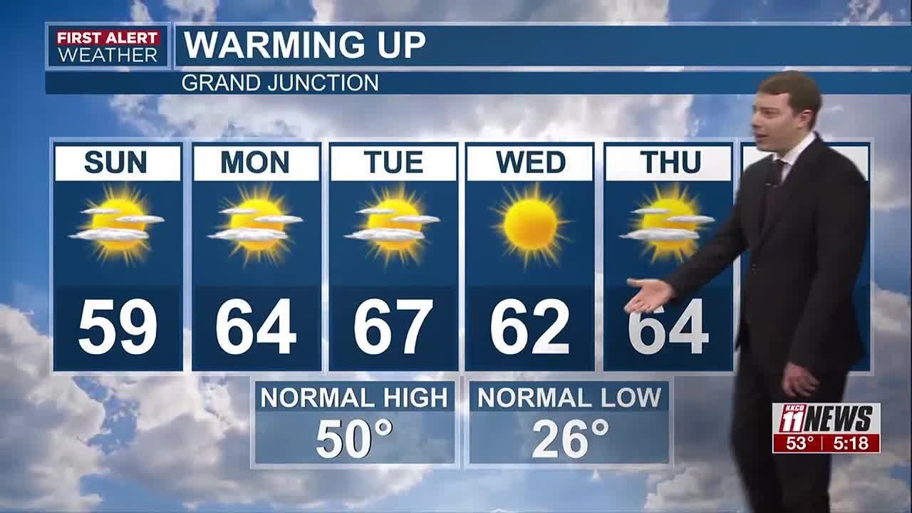 Sunny skies and warmer temperatures stick around - YouTube