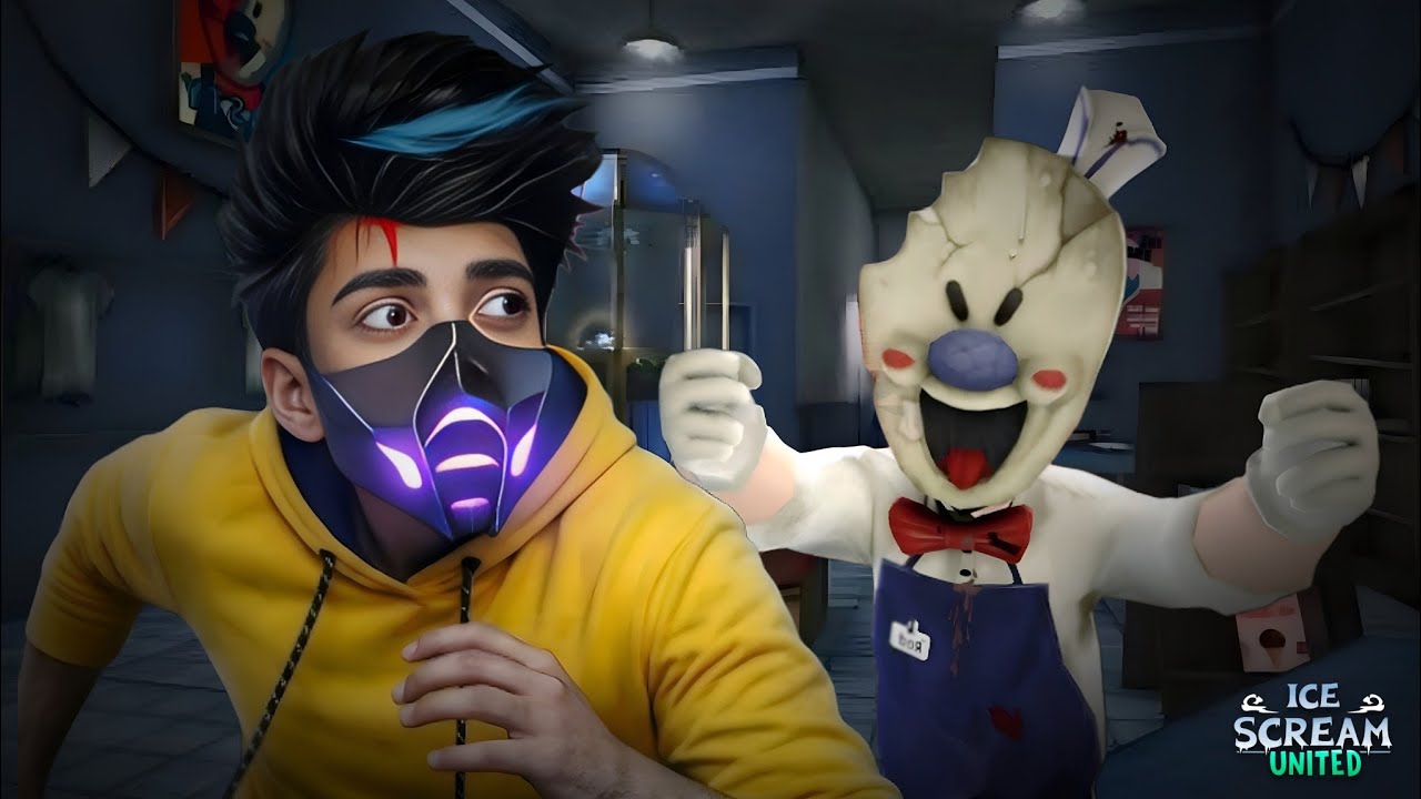 “Escape From the ICE SCREAM Monster! 😱 - YouTube
