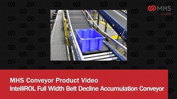 MHS Conveyor Corp._ IntelliROL Full Width Belt Decline Accumulation