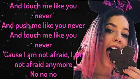 Halsey - Not Afraid Anymore (Lyrics/Cover)(50 Shades Darker Soundtrack),HD