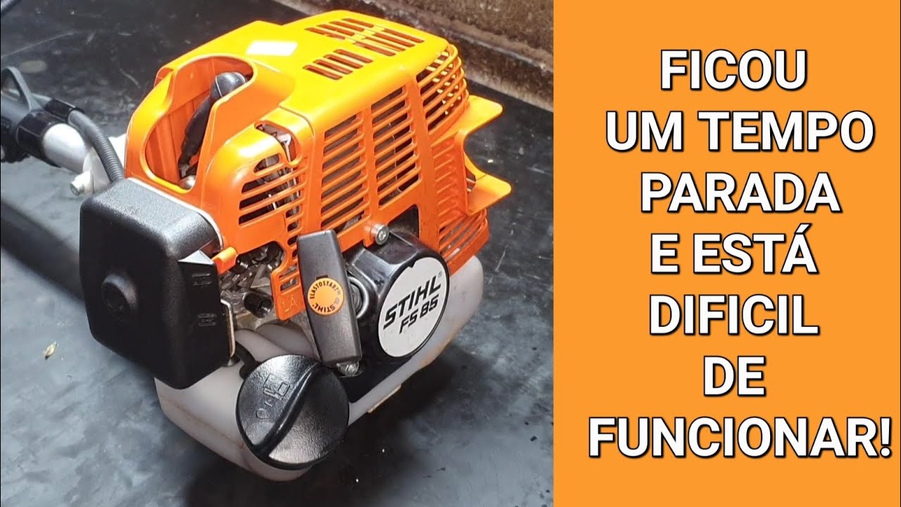 ROCADEIRA STIHL DIFICIL DE FUNCIONAR (STIHL FS 80/85, KA 85, HT 75).