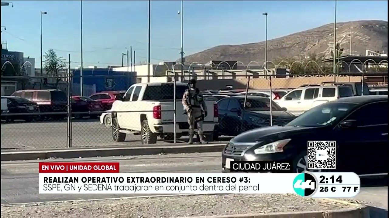 Realizan operativo extraordinario en CERESO #3