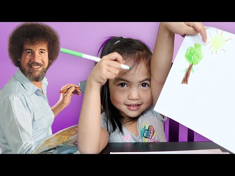 SELAH Followed a Bob Ross Tutorial!!