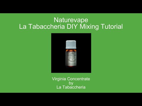 La Tabaccheria DIY Mixing Tutorial with Virginia