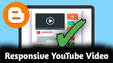 How To Add YouTube Responsive Embedded Video In Blogger ? || YouTube Video  Responsive Embed Code