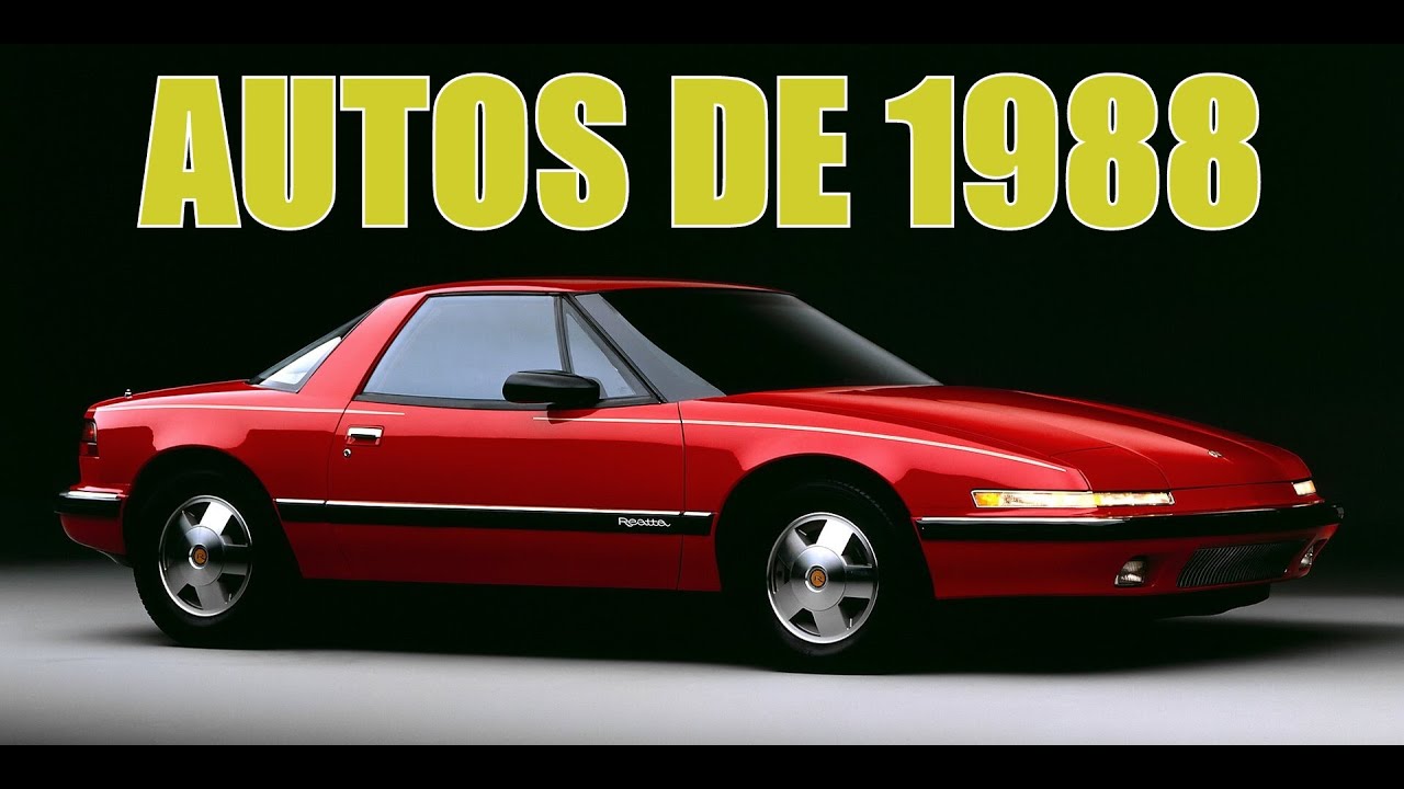 Autos del mundo, modelos de 1988 - YouTube