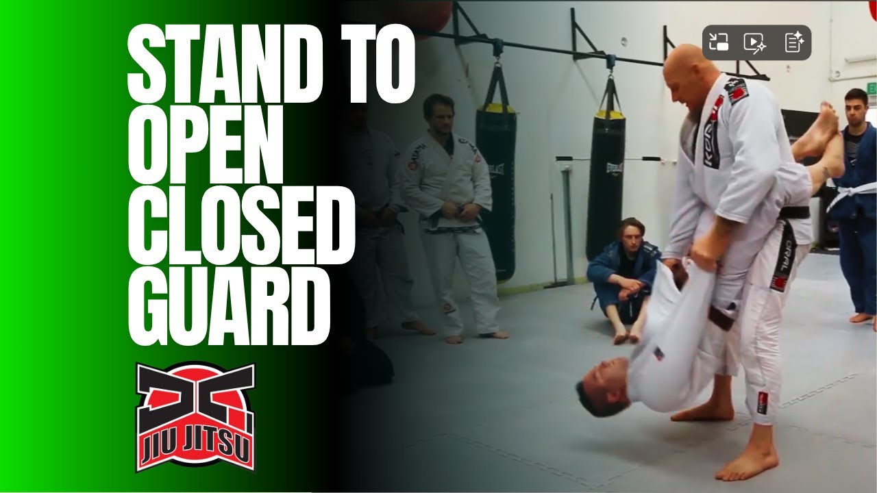 stand to open closed guard - YouTube