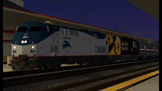 Trains in Los Angeles Union Station | SoCal