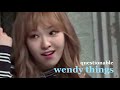 questionable wendy moments