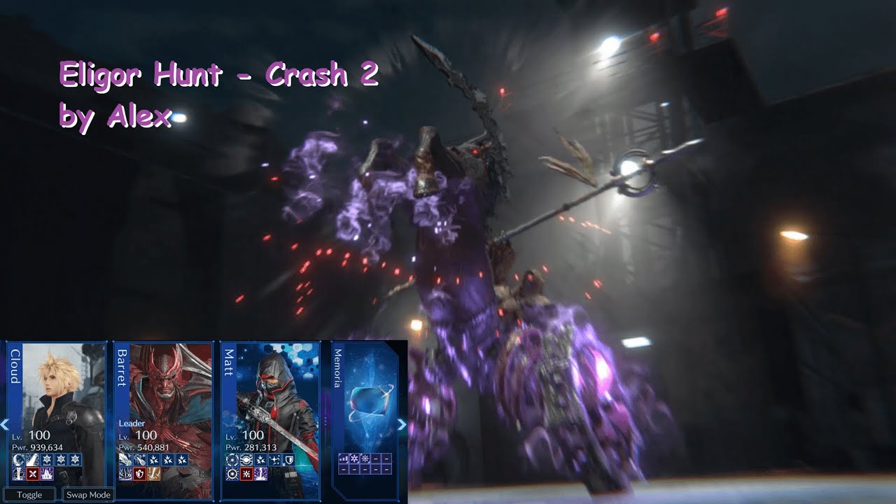 FF7 Ever Crisis - Eligor Hunt: Eligor Crash 2 by Alex