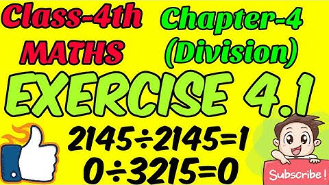 #Maths Class-4th,Ch-4(Division) Ex. 4.1 Evergreen publication