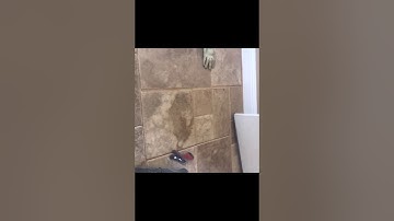 DIY RE-GROUT CHISELED TRAVERTINE TILE TUTORIAL