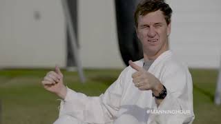 Full Jedi Master Cooper Manning meditates with Saints WR Michael Thomas   MANNING HOUR   Dec 9, 2018 Update