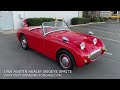 1960 AUSTIN HEALEY BUG-EYE SPRITE MK1 ROADSTER.