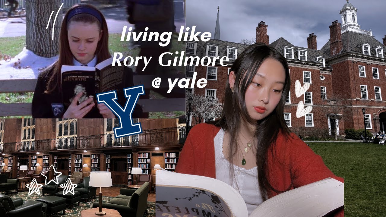 Yale student lives like rory gilmore for a day   study vlog good food reading