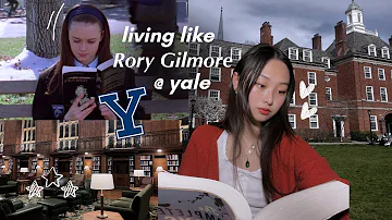 yale student lives like rory gilmore for a day. 🧸☕️🍂 | study vlog, good food, reading